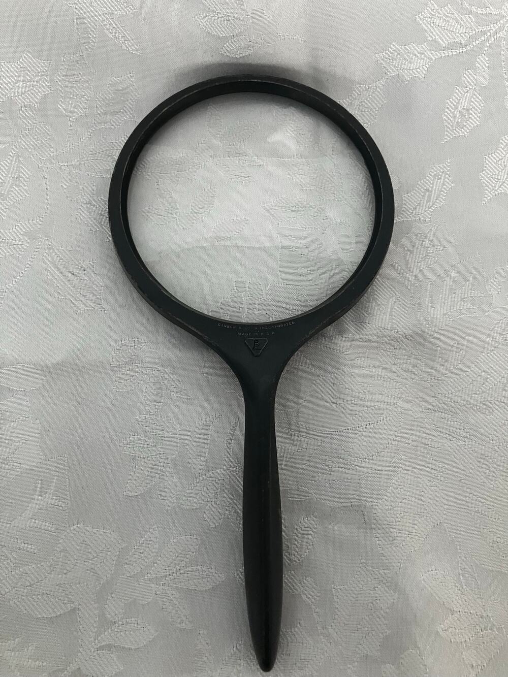 Vintage Bausch & Lomb Magnifying Glass 4" Handheld Made in USA